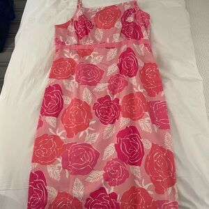 Lilly Pulitzer Floral Pink Dress
